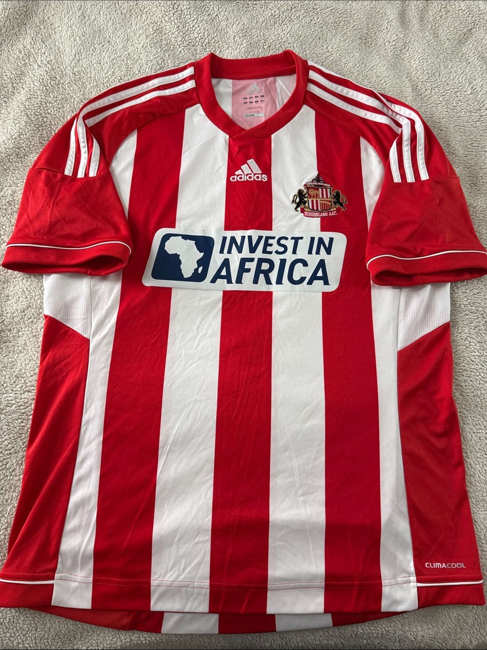 VINTAGE Sunderland AFC 🏴󠁧󠁢󠁥󠁮󠁧󠁿 2012-13 Adidas Home Premier League Jersey
